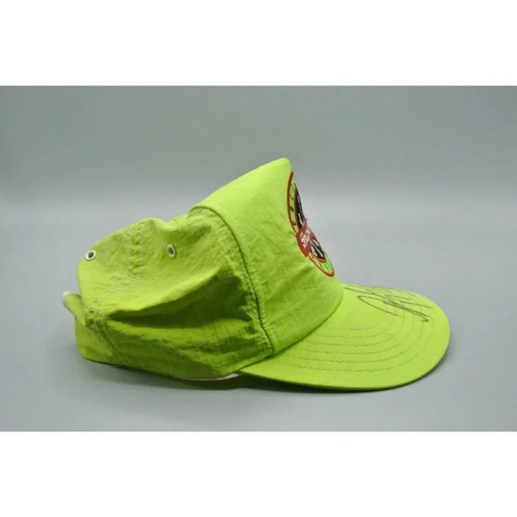 Snap-On Collector's  Edition Rick Mears Signed Hat Nylon Snapback OS Vtg No COA - Picture 6 of 8